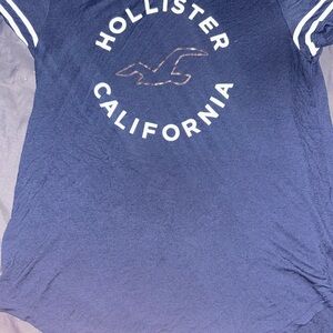 Hollister Navy Blue Blouse